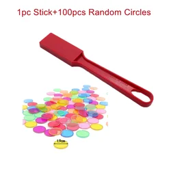 Magnetic Montessori Learning Toys for Children - Educational & Interactive Math Games (Red with Circles)