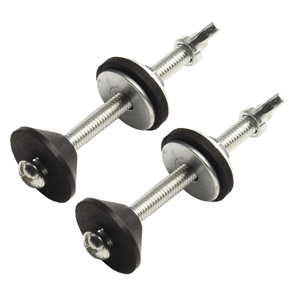 Viti E Bulloni Di Fissaggio In Plastica Per Cassetta WC - Con Rondelle, Adatti Per WC A Due Parti - 2 Pezzi | Leroy Merlin - Foto 2