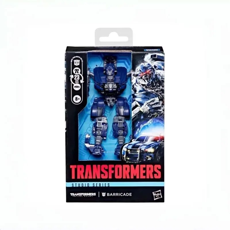 재고 있음 Hasbro Transformers 장난감 스튜디오 시리즈 바리케이드 모델 로봇 컬렉션 액션 피규어 장난감 선물 취미
