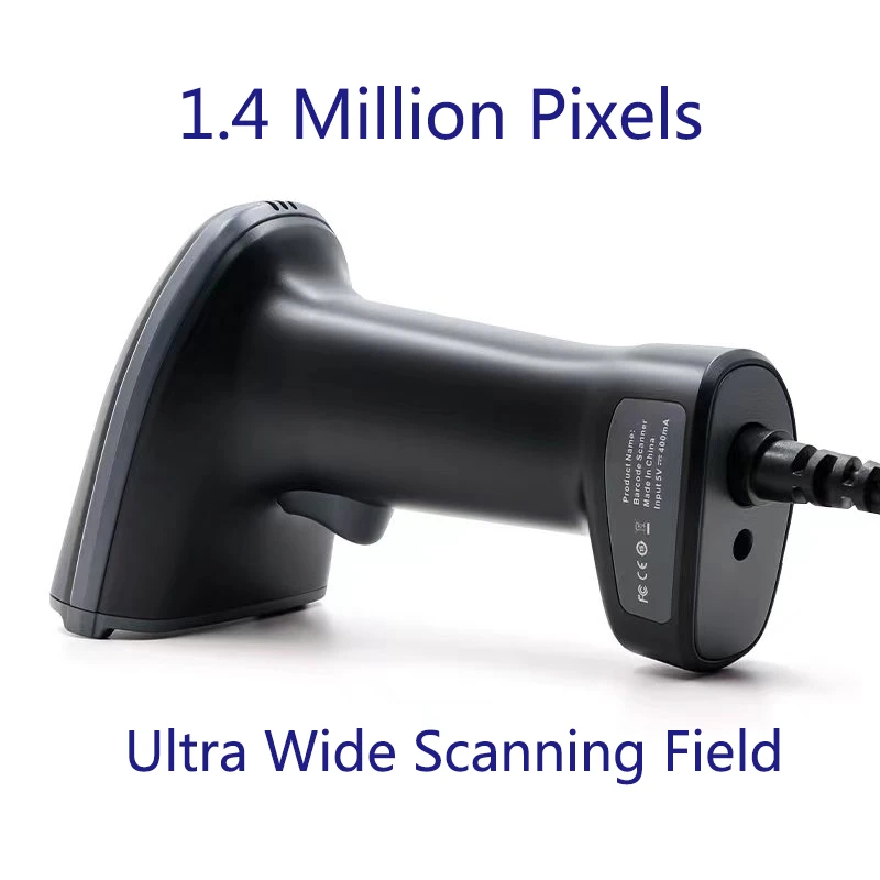 Handheld Portátil Ocr Barcode Scanner Leitor Usb com Fio Matriz de Dados para Loja de Varejo Passaporte Carteira de Identidade Mrz Pdf417 2d 1d - Imagem 6