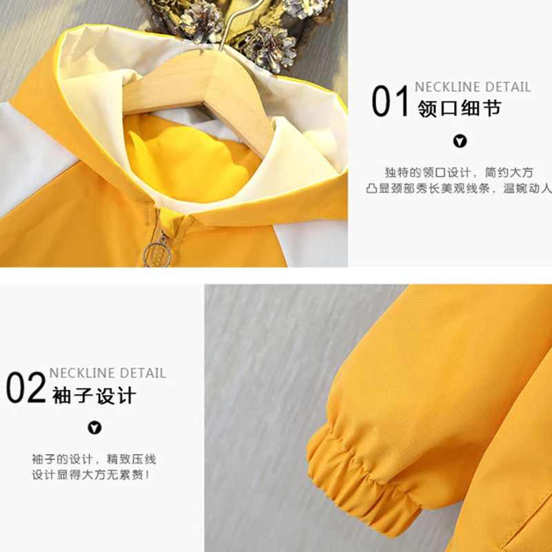 New Baby Boys Jacket Cartoon Fashion Windproof Outerwear Hooded Zipper Boys Coat Birthday Gifts 1 2 3 4 5 6 Years Kids Clothes - 5