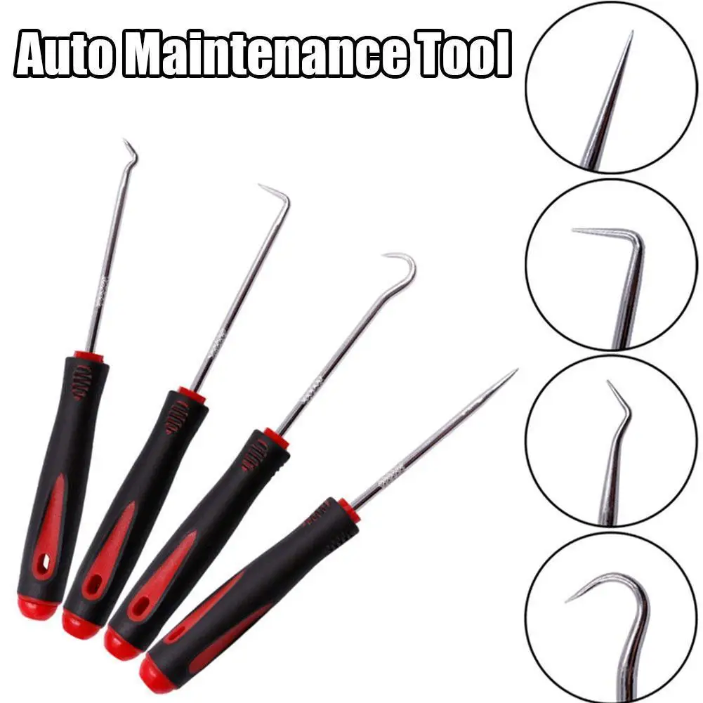 160mm Car tire repair tools Oil Seal Screwdrivers Set Hose Removal Hook Set O Seal Gasket Puller Remover Hooks N EWW 4pcs