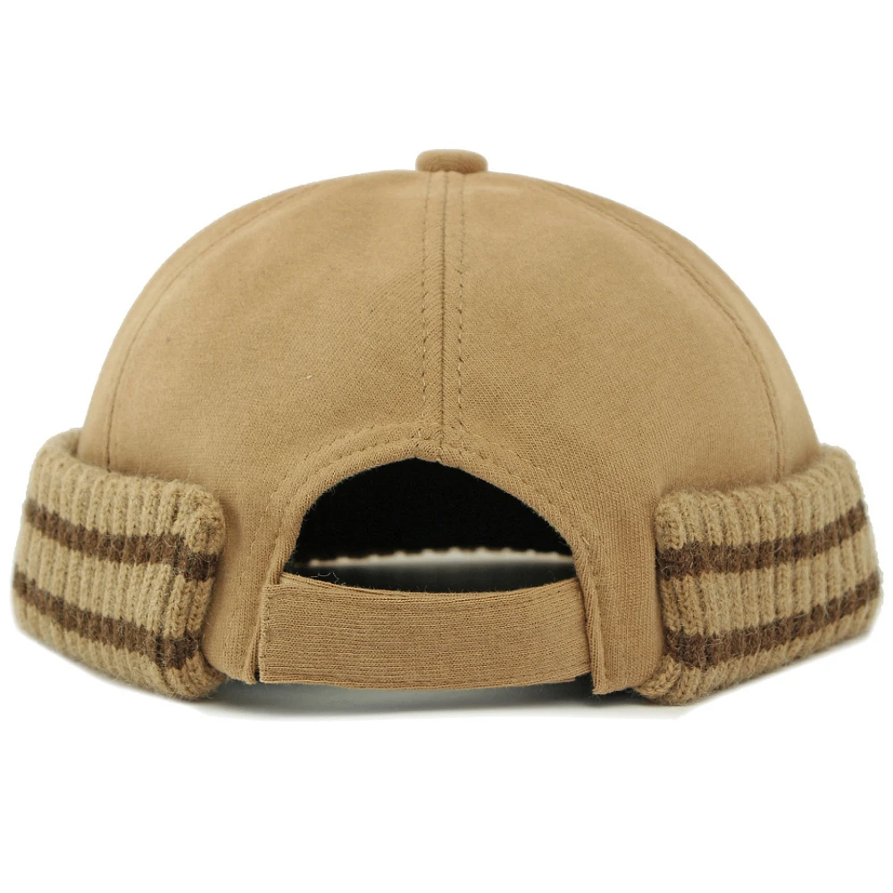 HT4856 Bomber Hat New Autumn Winter Hats for Men Women Knitted Beanies Solid Adjustable Skull Cap Male Female Casual Earflap Cap - 5