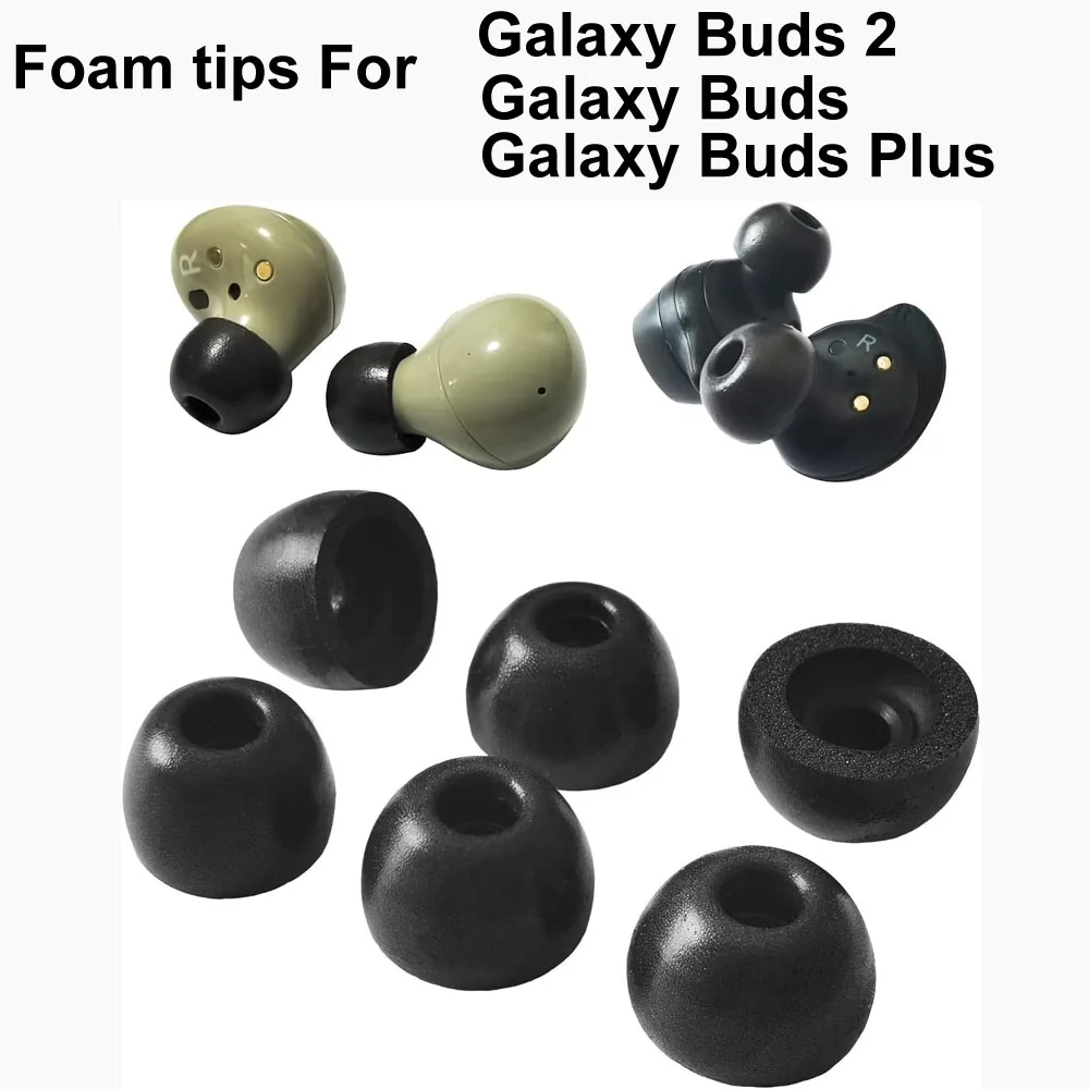 6 Pezzi Di Auricolari In Memory Foam Per Samsung Galaxy Buds 2 Galaxy Buds Galaxy Buds + Plus Custodia Per Auricolari Auricolari Auricolari L M S
