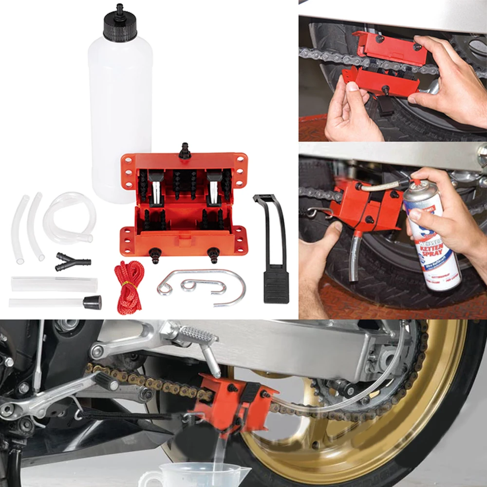 

Portable Bicycle Motorcycle Chain Cleaner Brush Road Mountain Bike Clean Scrubber Wash Tool Kit Cycling Cleaner Maintenance