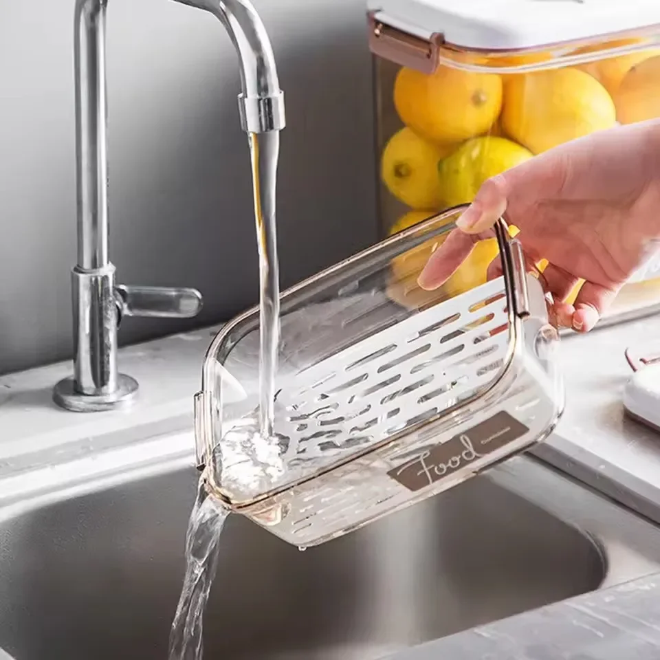 Vacuum Sealed Fresh-Keeping Food Storage Containers for Refrigerator and Kitchen