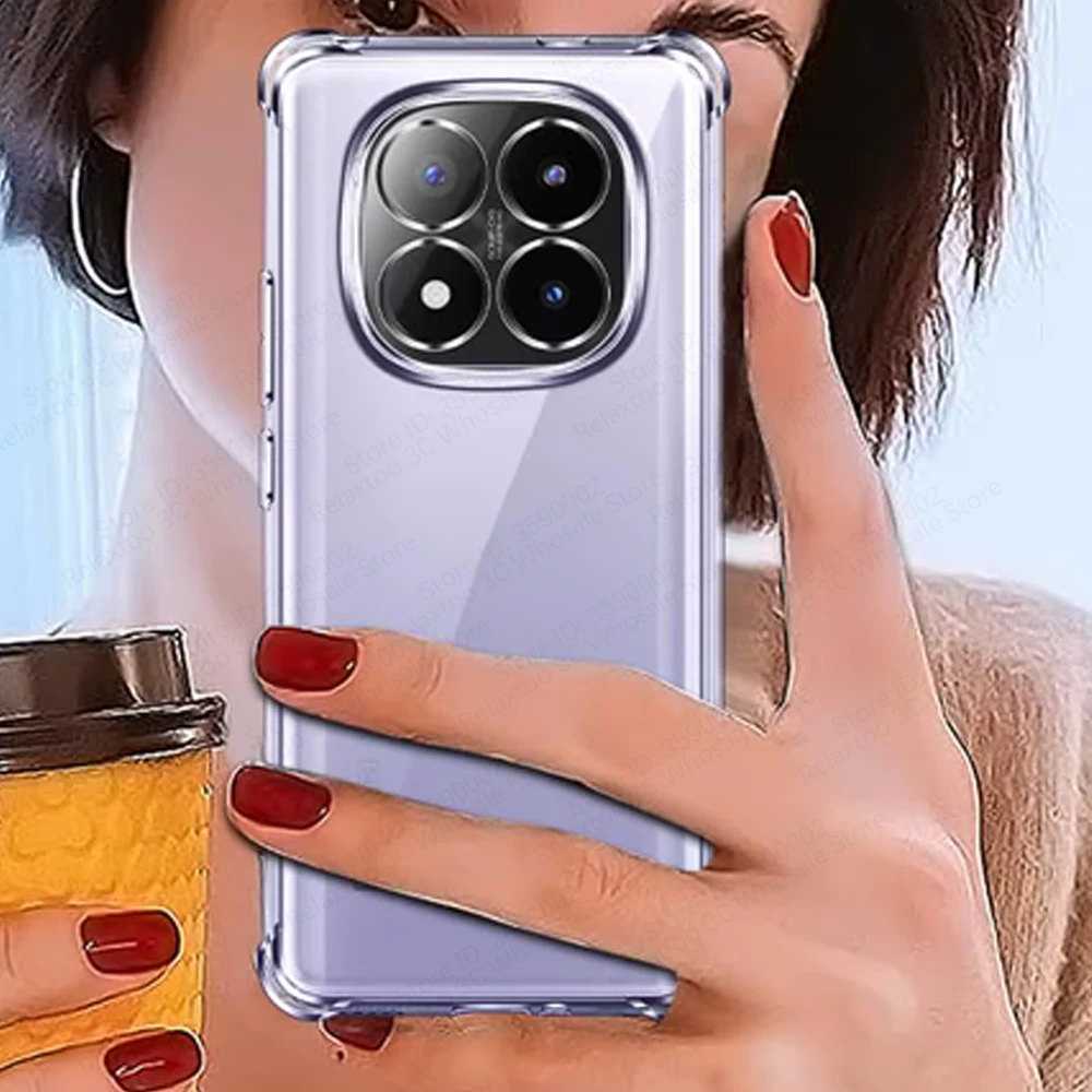 Ultra-Thin Clear Shockproof Silicone Case - Soft Protective Shell