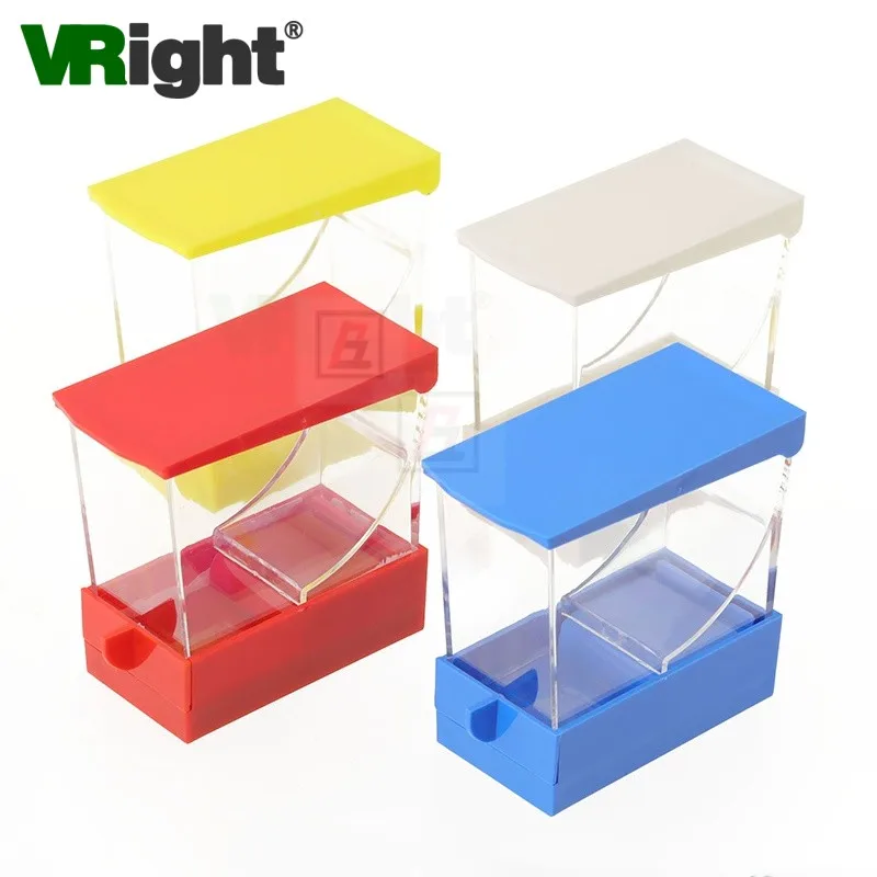 

Dental Cotton Roll Dispenser Holder Drawer type box Dentistry Odontologia Accessories White Yellow Blue Red Color