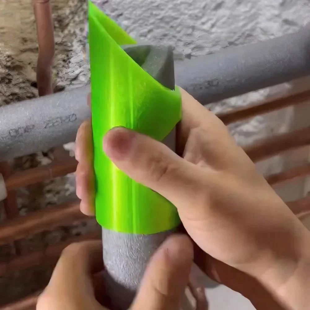 1-5Set Foam Pipe Cutter Tool Pipe Insulation Cutting Jigs 15/ 22/28mm Foam Pipe Insulation Cutting Guide Tool Insulation Clamp