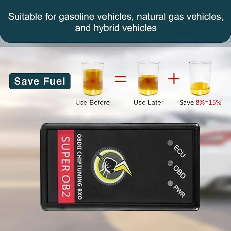 Automobile Fuel Saver Lightweight vehicles Nitro OBD2 connector Durable Power Performance Chip Tuning Box for Cars Fuel Saver