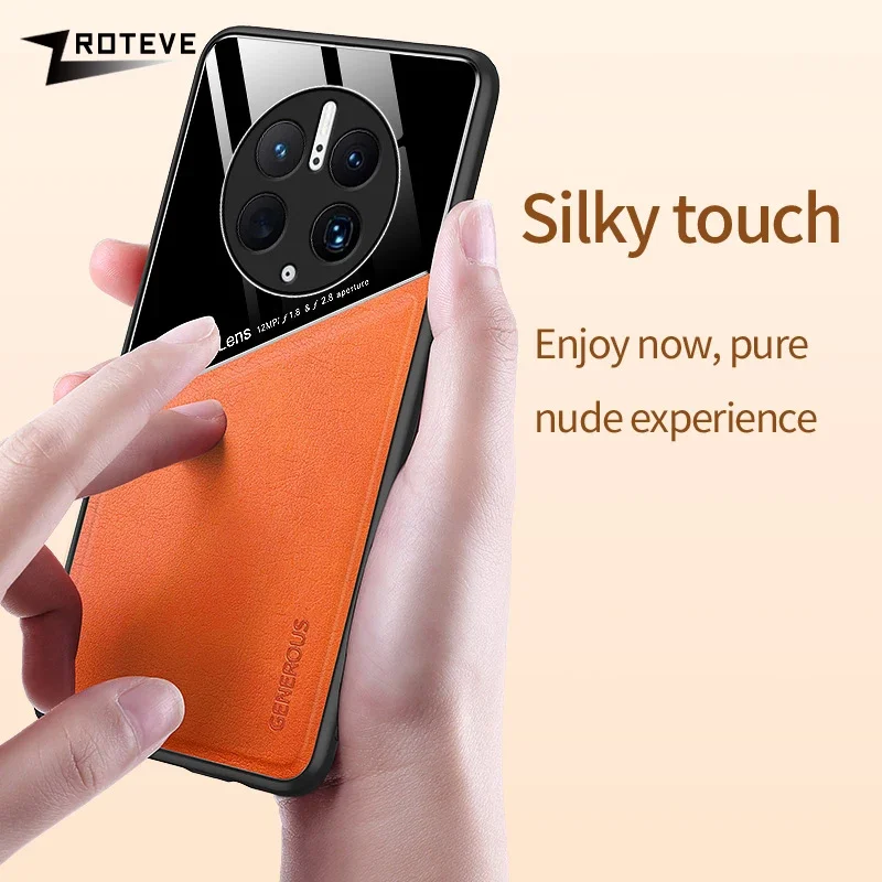 Premium PU Leather Magnetic Phone Case - Shockproof Protection