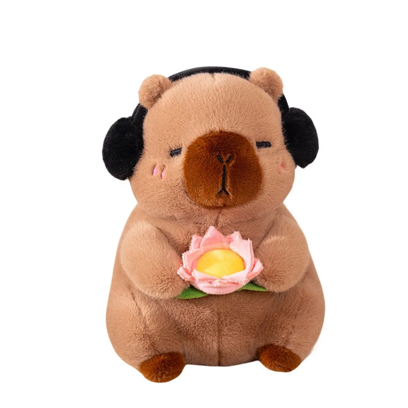 Capybara Capibala 인형, 감, Ruyi, 원숭이 봉제 장난감, 어린이 선물 쿠션, 신제품