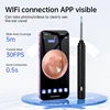 Wireless Vision Silicone Ear Scoop Endoscope Ear Extraction HD Camera Earwax Remover Otoscope Cleaning Tool With Recharge Base 2