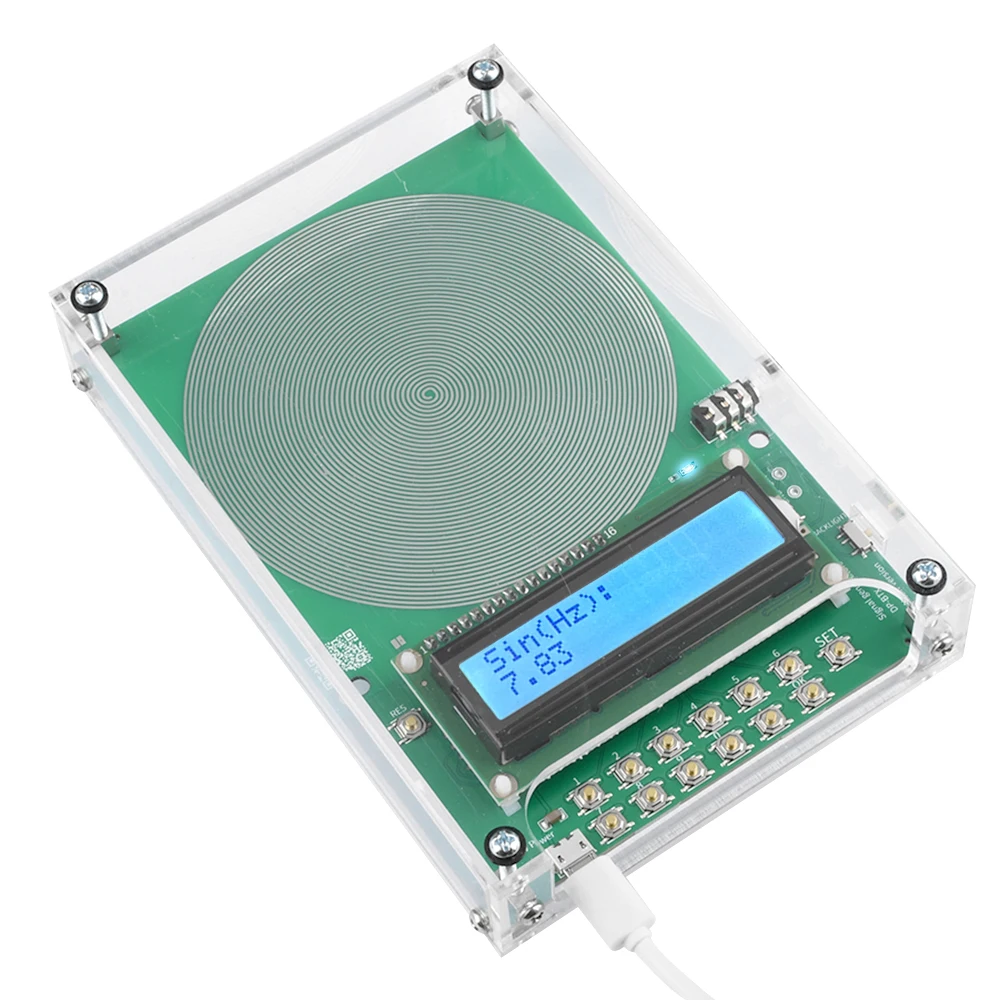 0.1~30000Hz Schumann Wave Generator Pure Sine Frequency Modulation Resonance Ultra-Low Frequency Pulse Signal Generator 4