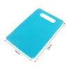 Kitchen Tools Multicolor Easy To Clean Nonslip Plastic Chopping Board Food Cutting Block Mat Tool Kitchen Cook Supplies 6