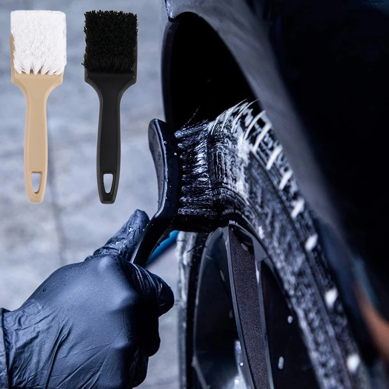 1 Pcs Car Tire Rim Brush Wheel Hub Cleaning Brushes Car Wheels