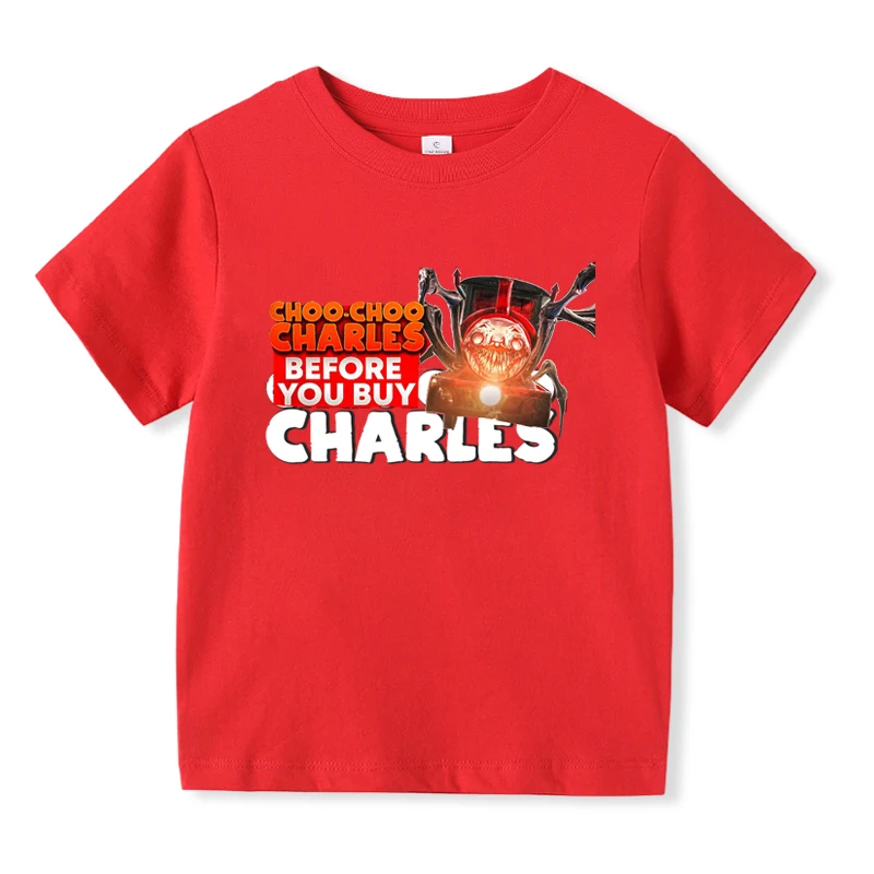 

Choo-Choo Charlesplush Children T-Shirts Game Tee Shirt Kid Cartoons Casual Clothes Boy Girl Tops Short Sleeve Tops