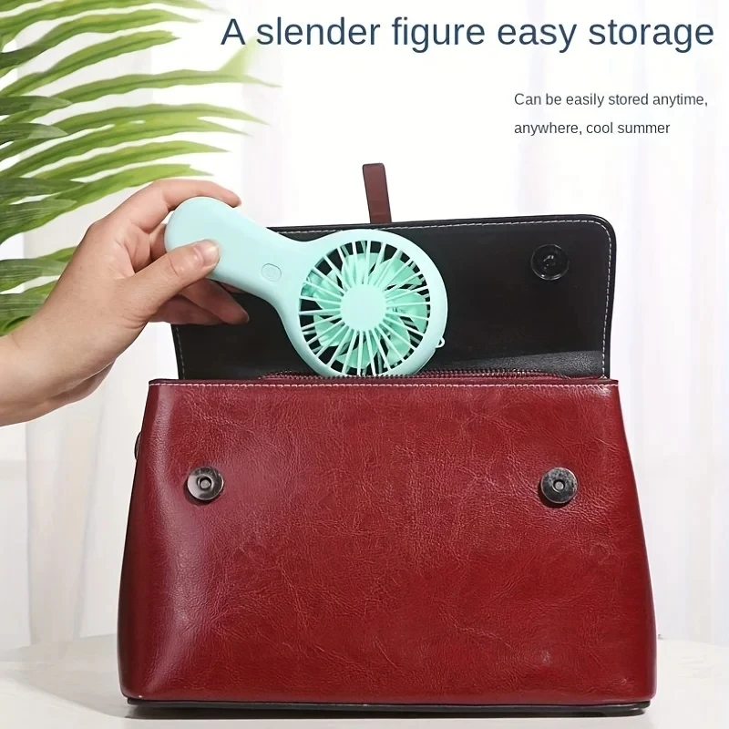 Mini Portable Pocket Handheld Fan USB Charging Rechargeable Cool Air Travel Cooler Cooling Mini Fans
