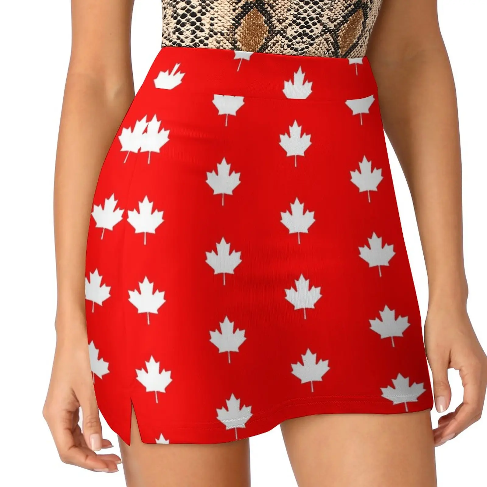 

Canadian Flag - National Flag of Canada - Maple Leaf T-Shirt Sticker Light proof trouser skirt Female clothing korean style