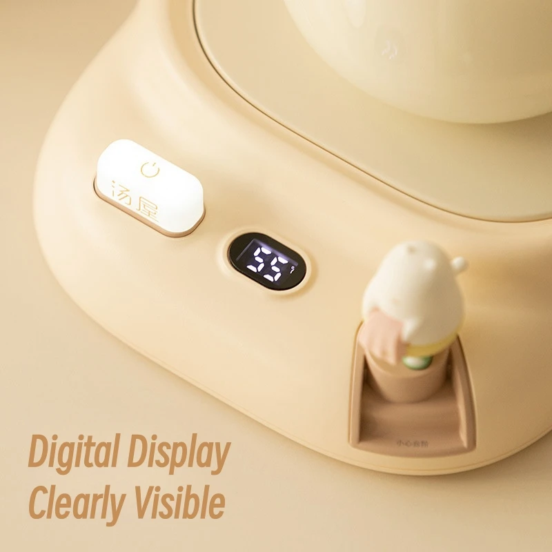 40W Coffee Cup Heater Mug Warmer 4 Temperature Settings Electric Hot Plate Warmer Coaster for Tea Milk Water Heating Pad 220V 4