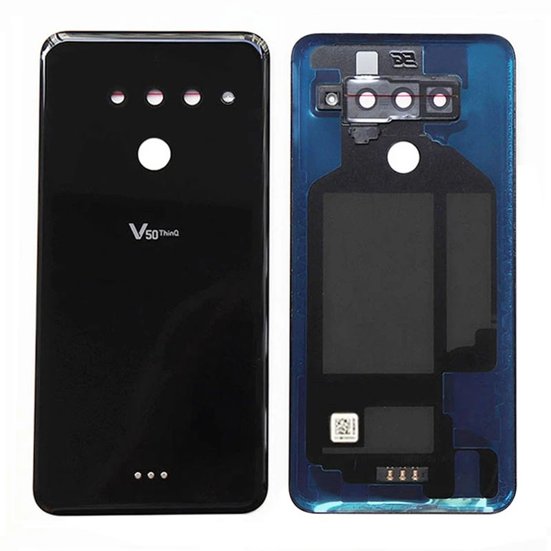 

Original Rear Back Battery Door Housing Glass for LG V50 ThinQ 5G LM-V500N V500EM Rear Cover Replacement Parts with Logo