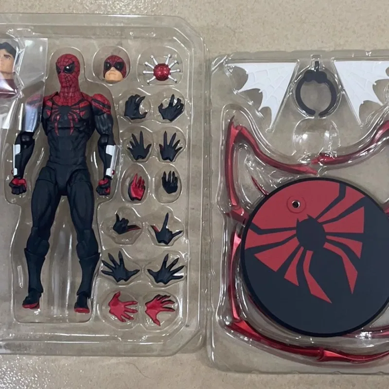Hot Toys Superior Spider-Man Miles Morales bewegliche Actionfigur, Sammlerstück mit austauschbaren Köpfen, Händen und Ständer