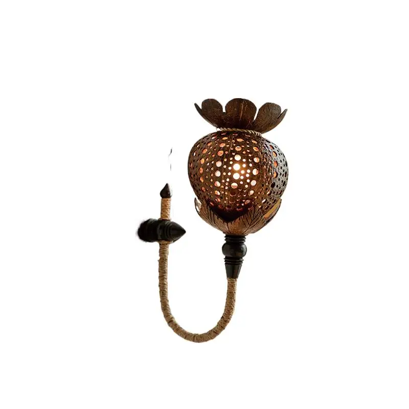 

Shell Decoration Wall Lamp Southeast Asiaaa Style Bedroom Head A Bed Home Inn Club Stairs Aisle
