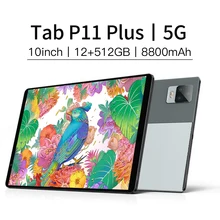 

Tab P11 Plus tablette android 11 12GB RAM 512GB ROM MTK Helio 10 Core 8800mAh tablets 10 inch tablet android 5G Network
