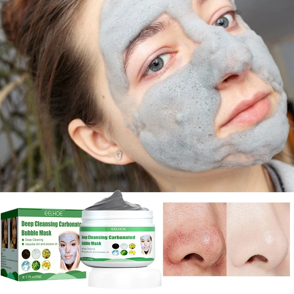 

50g Carbonated Bubble Facial Mask Moisturizing Gentle Oxygen Deep Cleansing Beauty Health Skin Care Remove Blackhead Oil Control