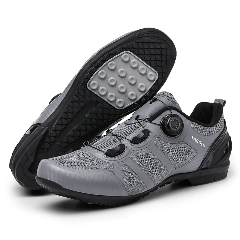 New Non-Locking Racing Road Cycling Shoe Breathable Bicycle Sneakers Men Professional Outdoor Athletic Sports Bike Shoes