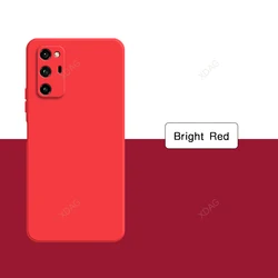 Enhanced Shockproof Liquid Silicone Case - Soft Luxury Shell for Honor V30 Pro (Bright Red)