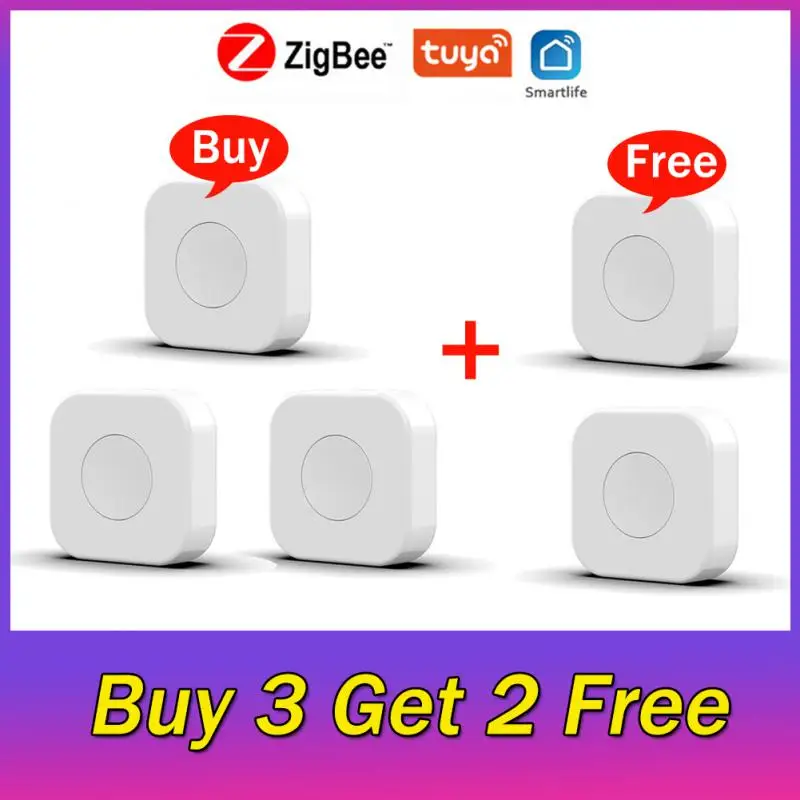 

Смарт-переключатель Tuya ZigBee, беспроводной мини-переключатель с сенсорным управлением