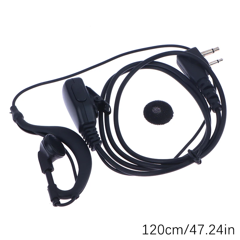 D-type Earhook Earpiece Headset Walkie Talkie Headphone For ICOM IC-91A/91AD/92AD/P7A/Q7A/V8