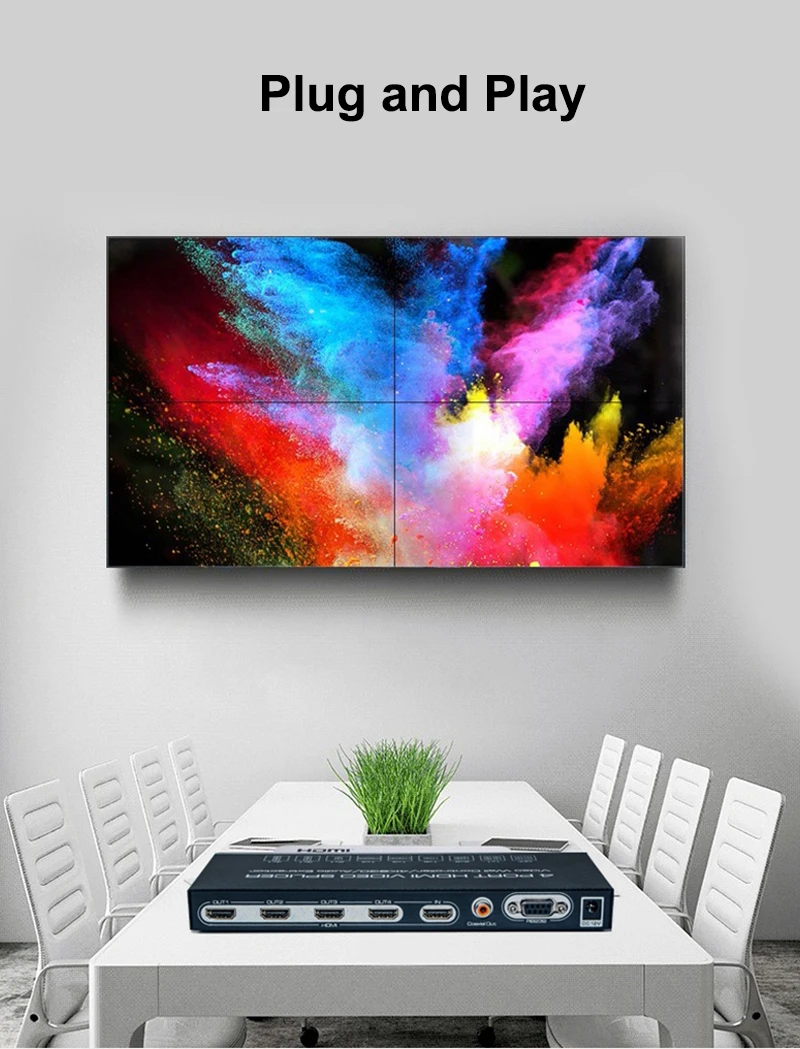   Ʈѷ Ƽ ũ   μ, TV ƼĪ ڽ, HDMI  ö̼,  , 4 Ʈ, 4K, 2x2