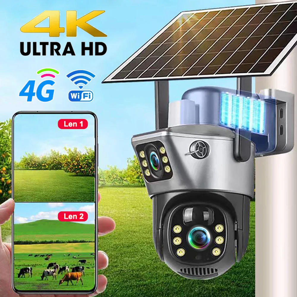 4G/WiFi Solar Outdoor Security Camera 1