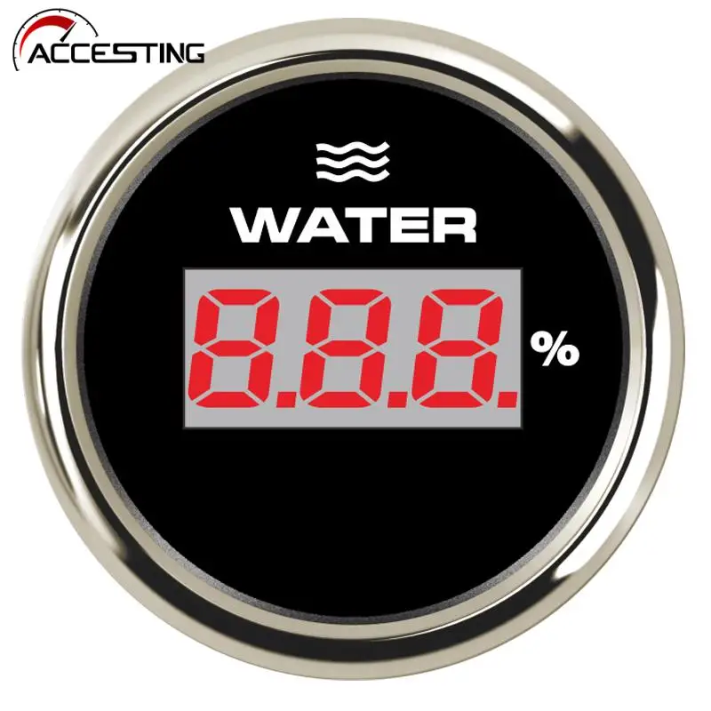 Marine 52mm Water Temperature Gauge Digital Temp Meter 40120 Degree
