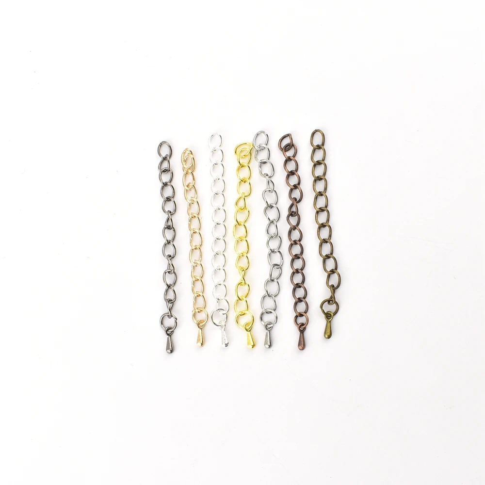 20-Piece Set: Water Drop Charms Extension Chains