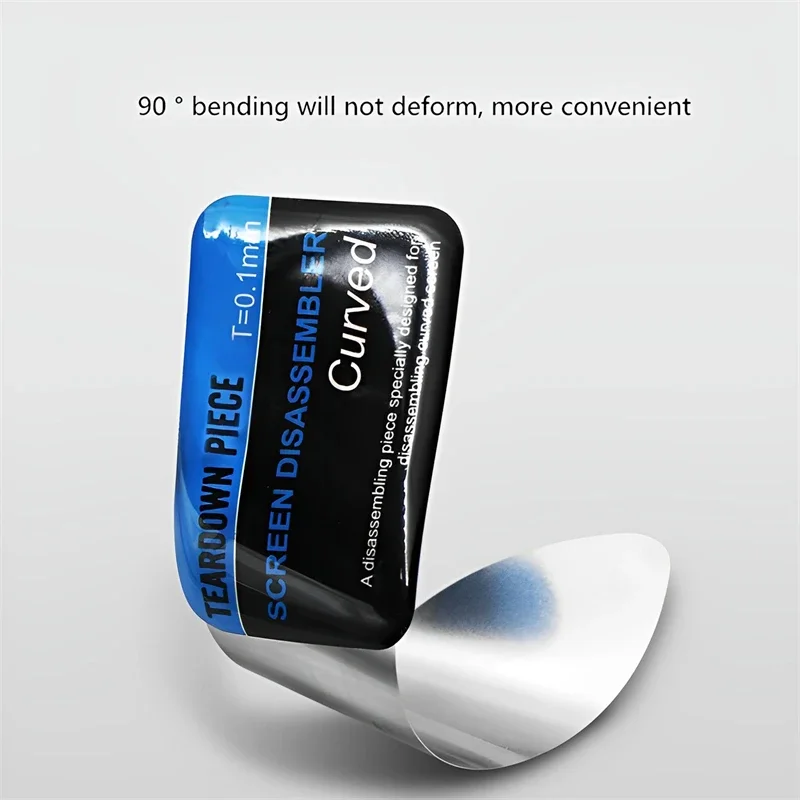 Mobile Phone Repair Tools Steel Metal Mobile Phone Curved LCD Screen Spudger Opening Pry Card Tools Ultra Thin Flexible Mobile Phone Disassemble Tool