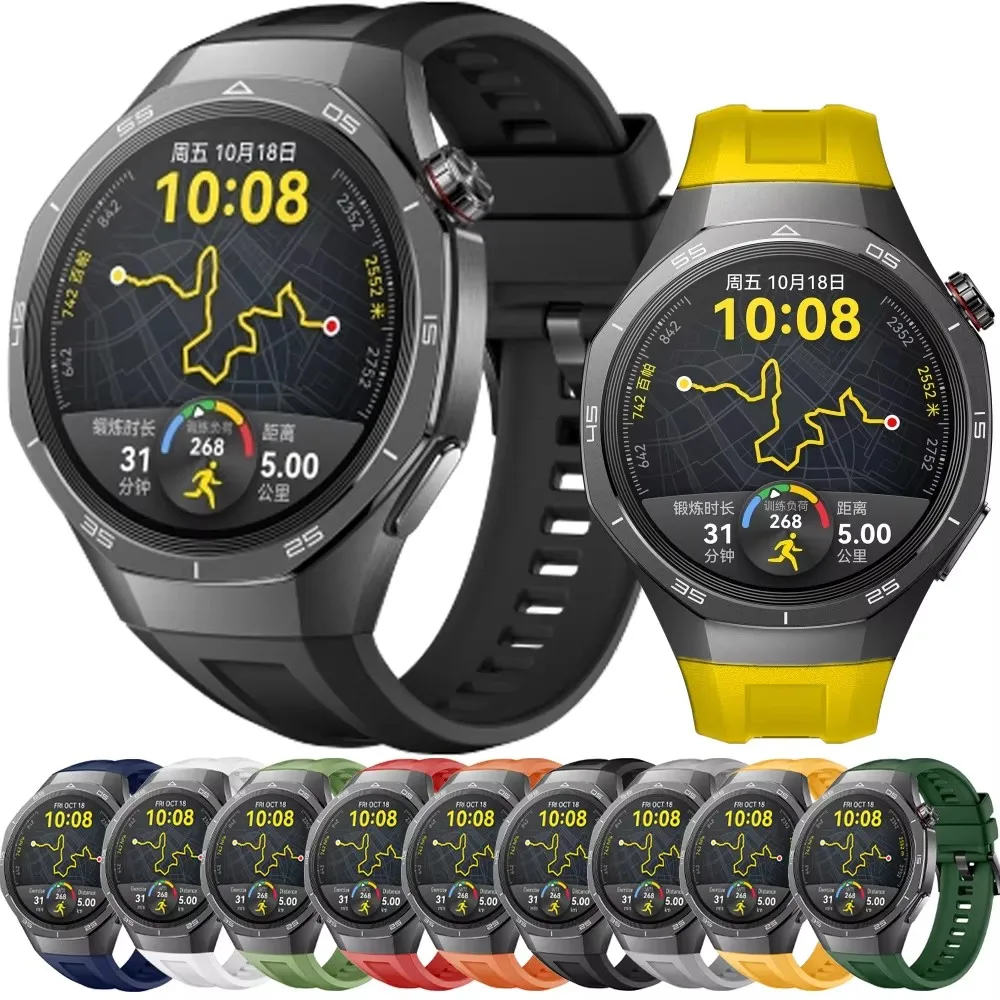 Premium 22mm Silicone Smartwatch Strap - High-Performance Watchband Bracelet