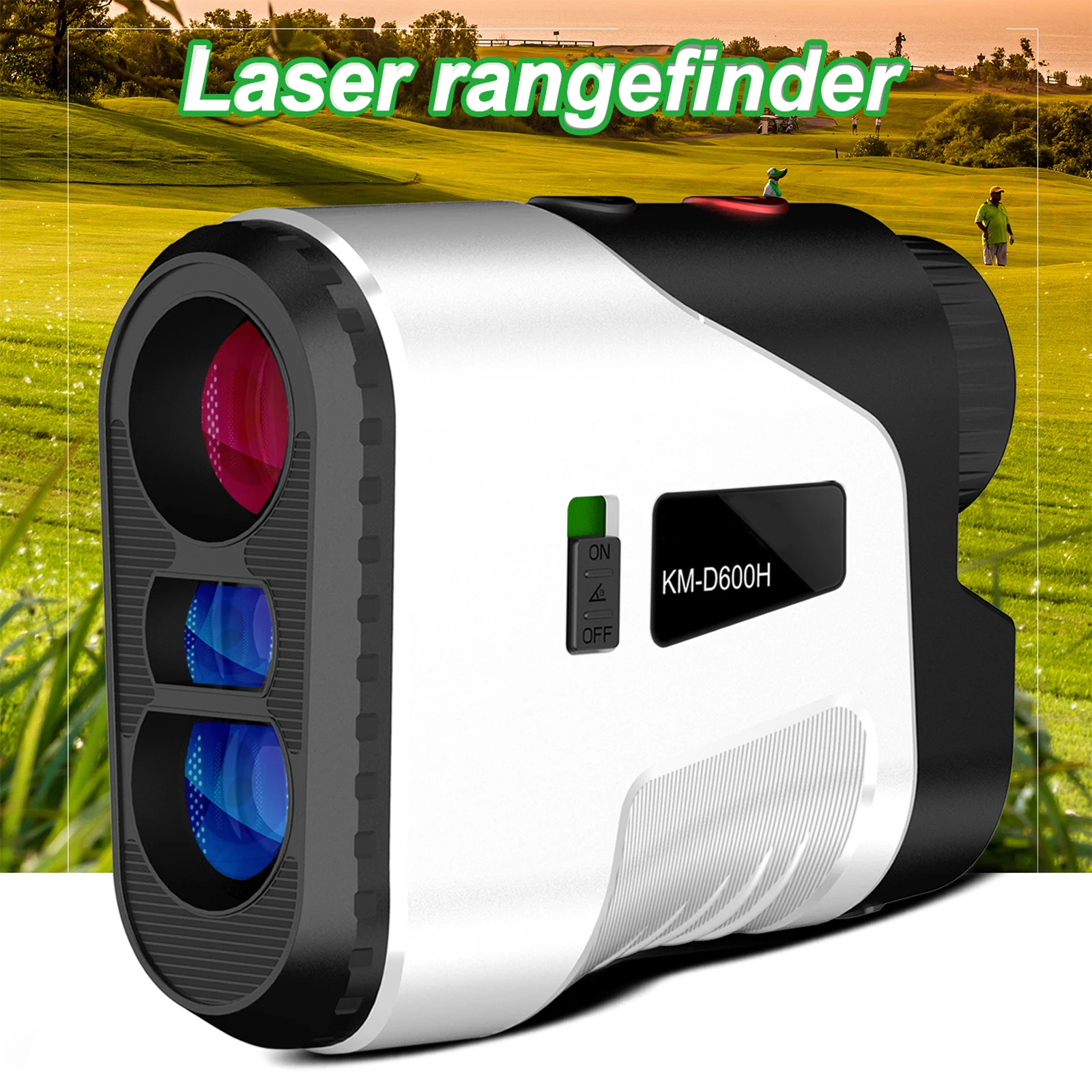 

Golf Rangefinder Outdoor Sports Telescope Laser Rangefinder with Slop Switch Vibration Prompt LCD Display Portable Range Finder