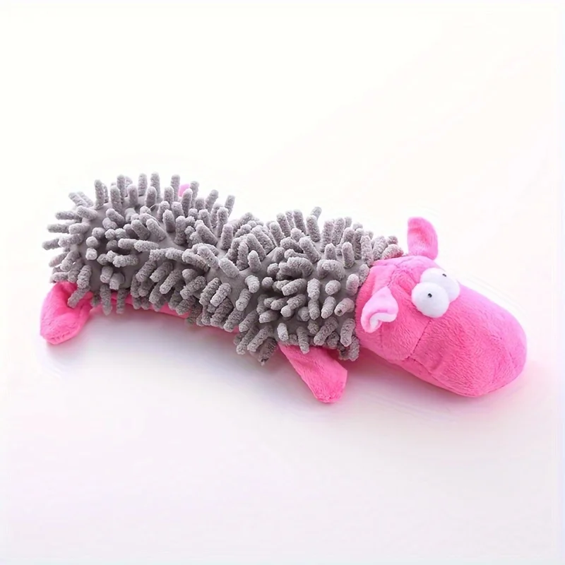 Interactive Plush Dog Toy with Squeaker Chew Toys Puppy Toy for Playtime and Dental Health Dogs Puppy Pets Training Accessories 6