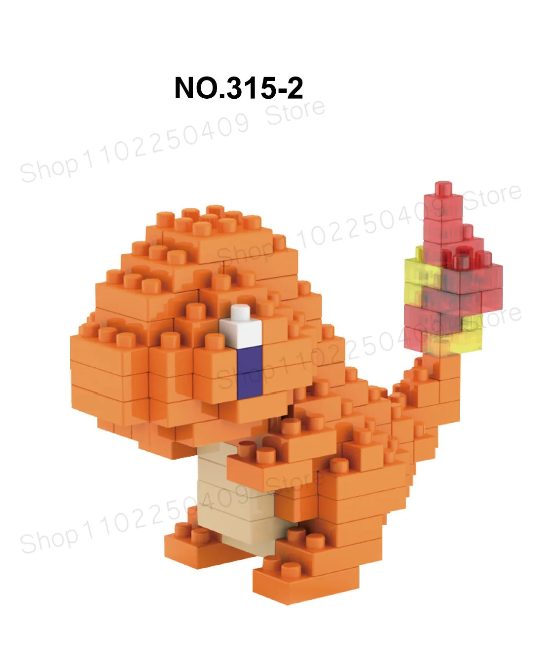 

NO：315-1/12 New Pok é mon Assembling Building Blocks Children's Puzzle Educational Equipment Jewelry Collection OPP Bagged
