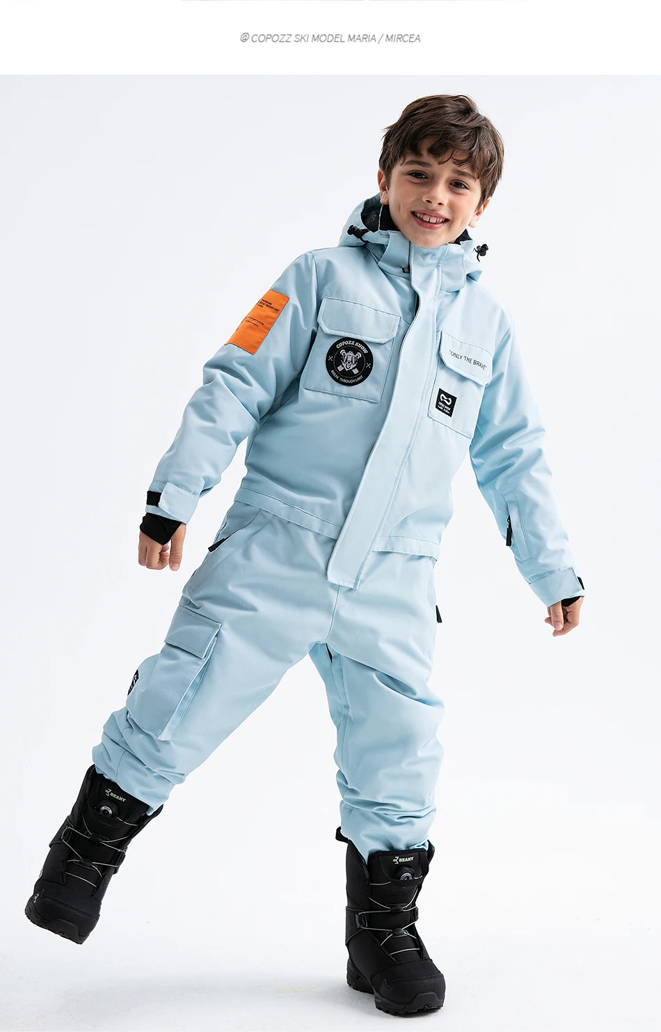 Kids ski jumpsuit