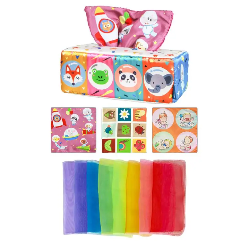 

Kids Tissue Box Toys Kids Sensory Tissue Boxes Pulling Along Toys Soft Stuffed Colorful Sensory Tissue Boxes Pulling Along Toy