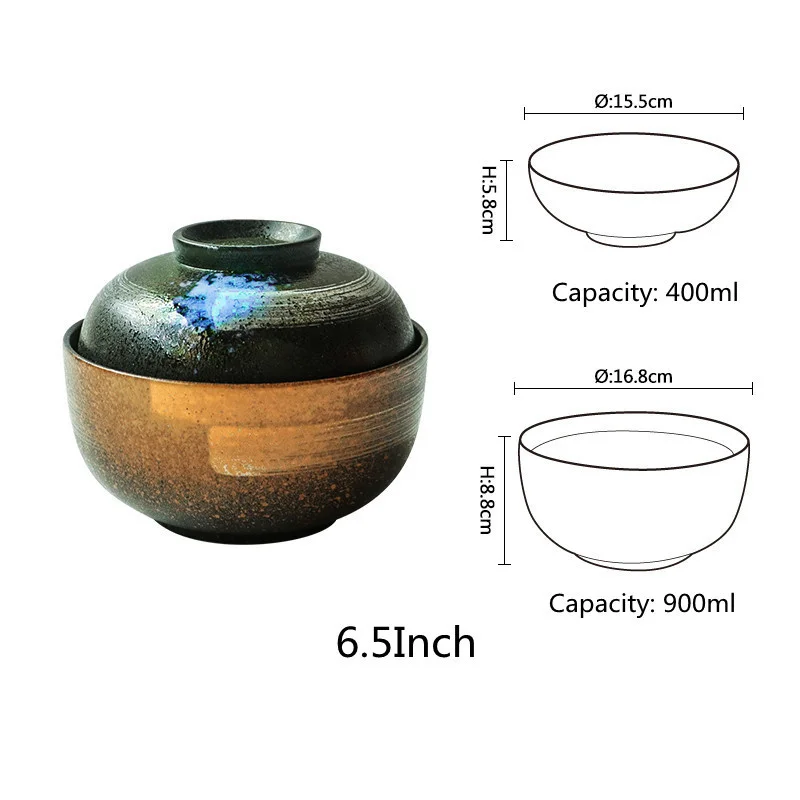 Japanese Ceramic 4.25Inch Stew Pot Bowl With Lid Steam Egg Soup Bowls Small  Steaming Cup Slow Cooker Home Restaurant Tableware - AliExpress