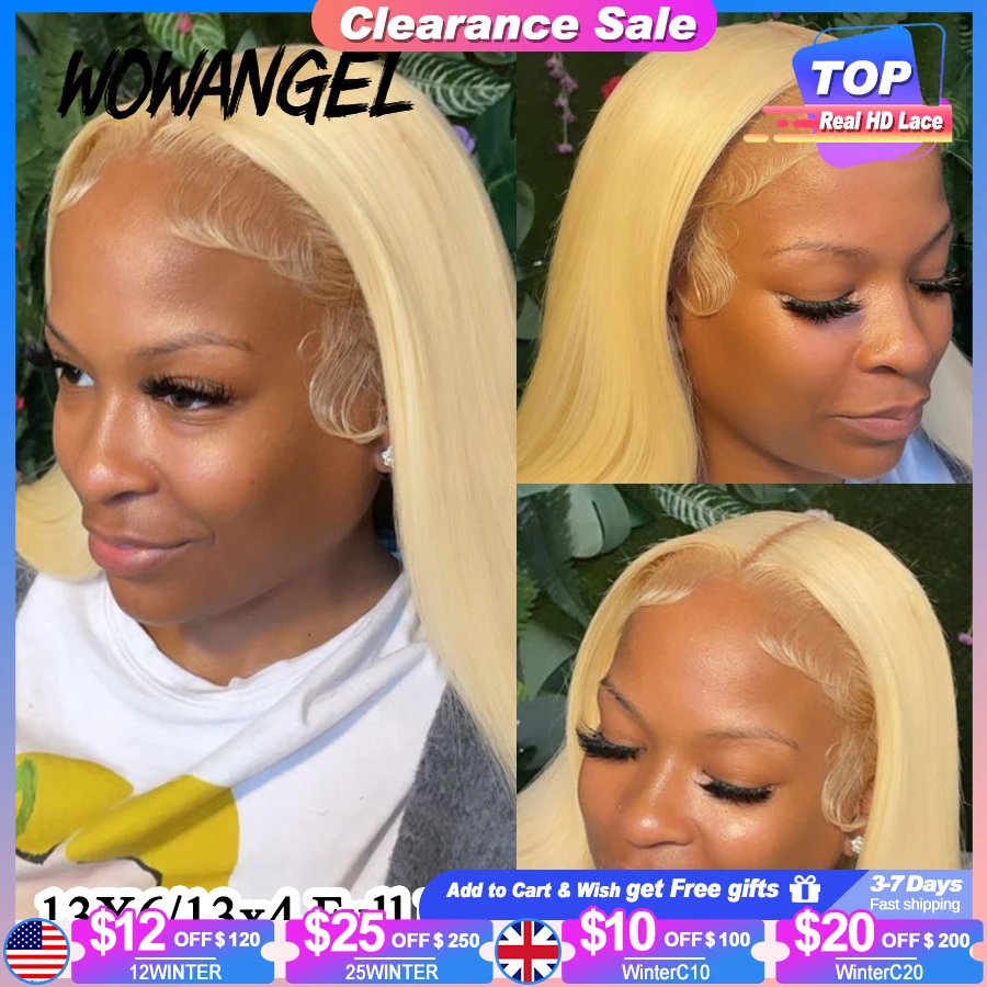 Swiss Lace Glueless Pre Plucked Frontal Wig 613 - 613 Hd Lace Frontal Wig  13x6 - Aliexpress
