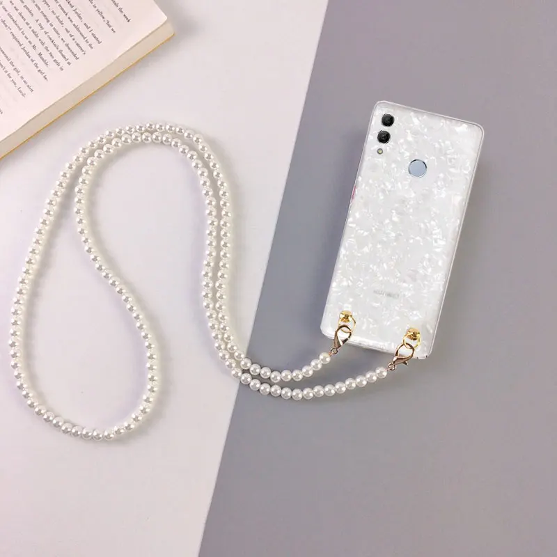 

Чехол для телефона Honor 10 Lite, кросс-боди с жемчугом и ремешком, чехол для Honor 10 Lite, чехол с цепочкой для Honor 10, Honor10, 10i, 20E, чехол