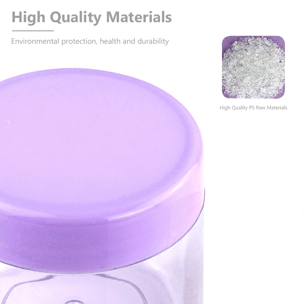 Empty Plastic Cosmetic Box Makeup Nail Art Bead Storage Container Portable Cosmetic Cream Jar Pot Round Bottle 5pcs 10g/15g/20g storage box storage jar