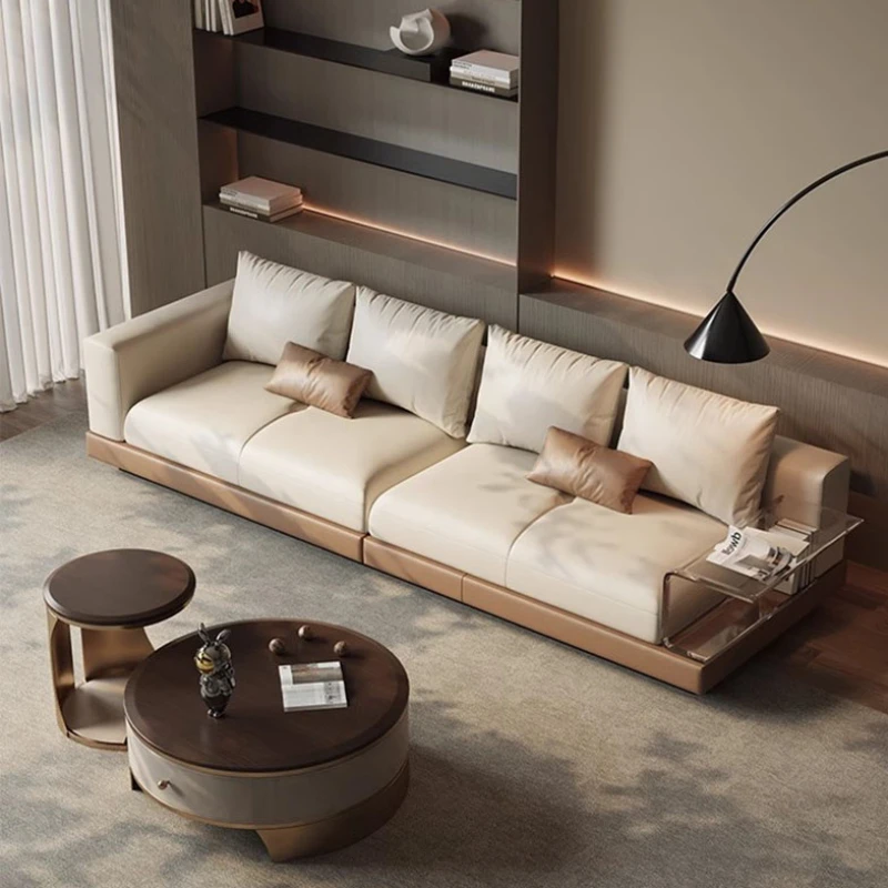 

Relax Modern Designer Sofa New Arrival Large Wood European Sofa Simple Lazy Nordic Reading Salon Meuble Living Room Furniture