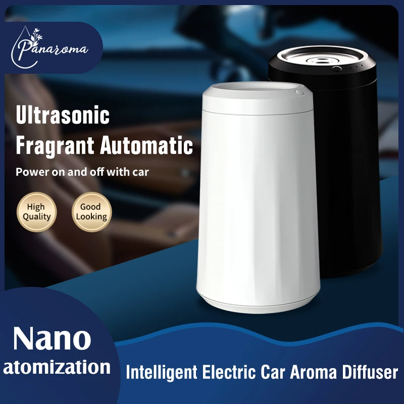 

Ultrasonic Smart Car Air Freshener Portable Electric Car Aroma Diffuser Energy Saving Nano Atomization Perfume Smell Odor Remove